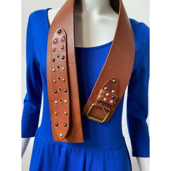 Linea Pelle Anthropologie Wide Belt Lg